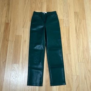 Aritzia leather pants